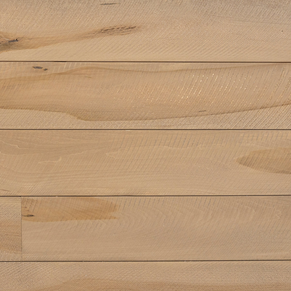Light natural wood planks with visible grain and subtle variations in tone, arranged horizontally.