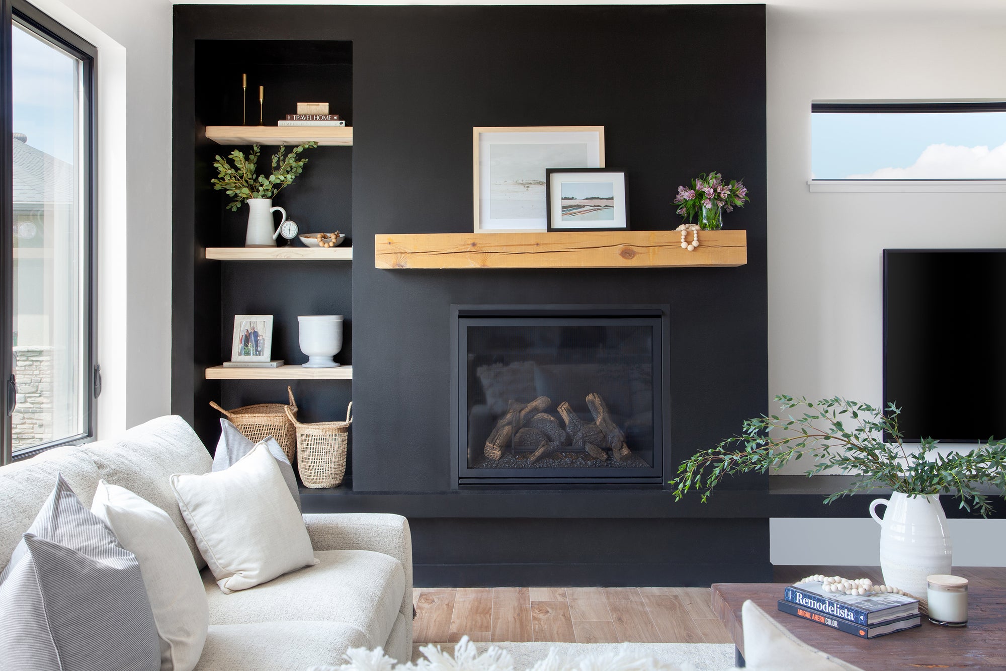 Natural Reclaimed Fireplace Mantel - Dakota Timber Co Mantels
