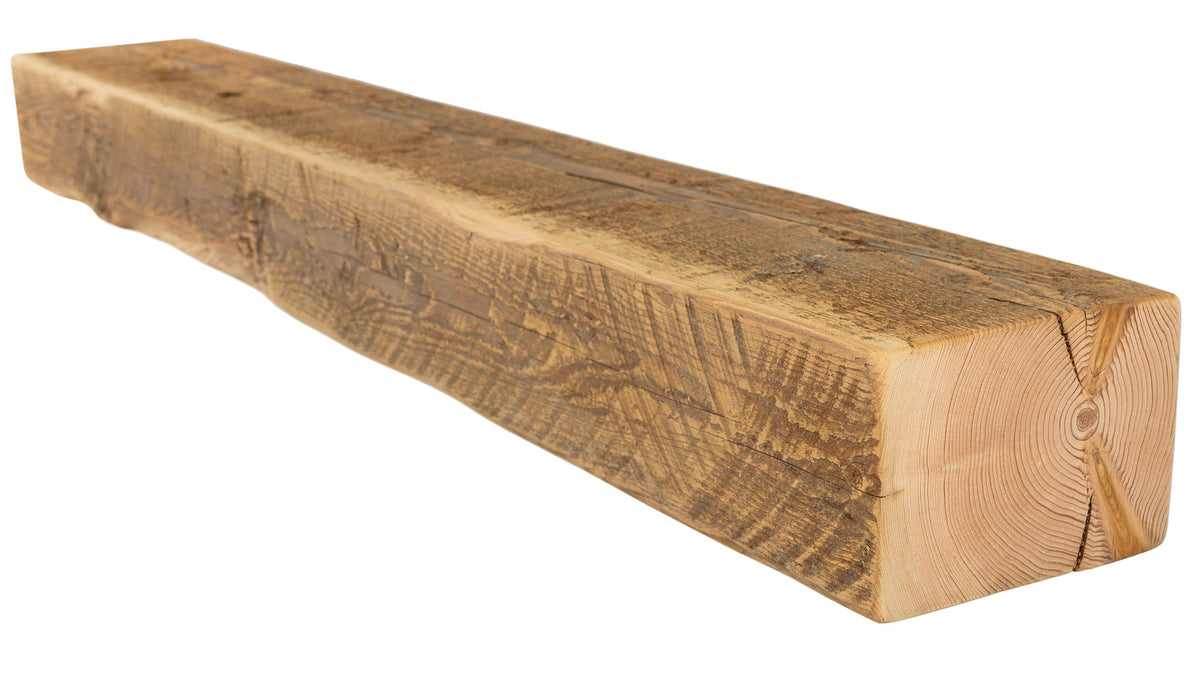 Reclaimed Wood Fireplace Mantel - Dakota Timber Co - Fireplace Mantels