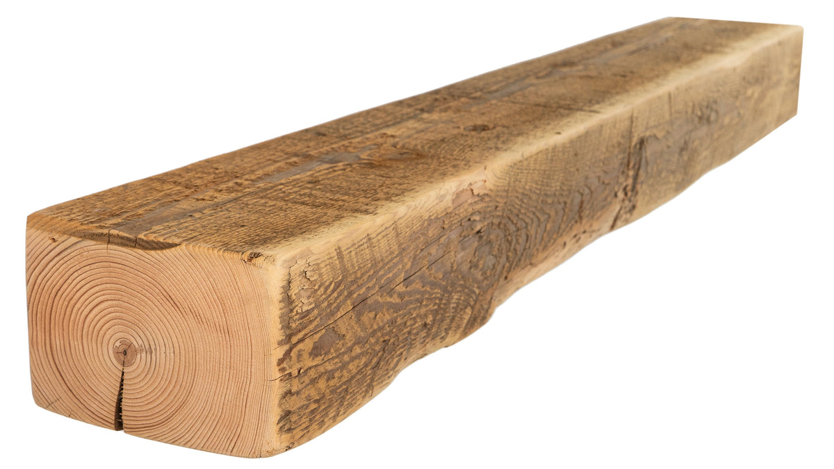Reclaimed Wood Fireplace Mantel - Dakota Timber Co - Fireplace Mantels