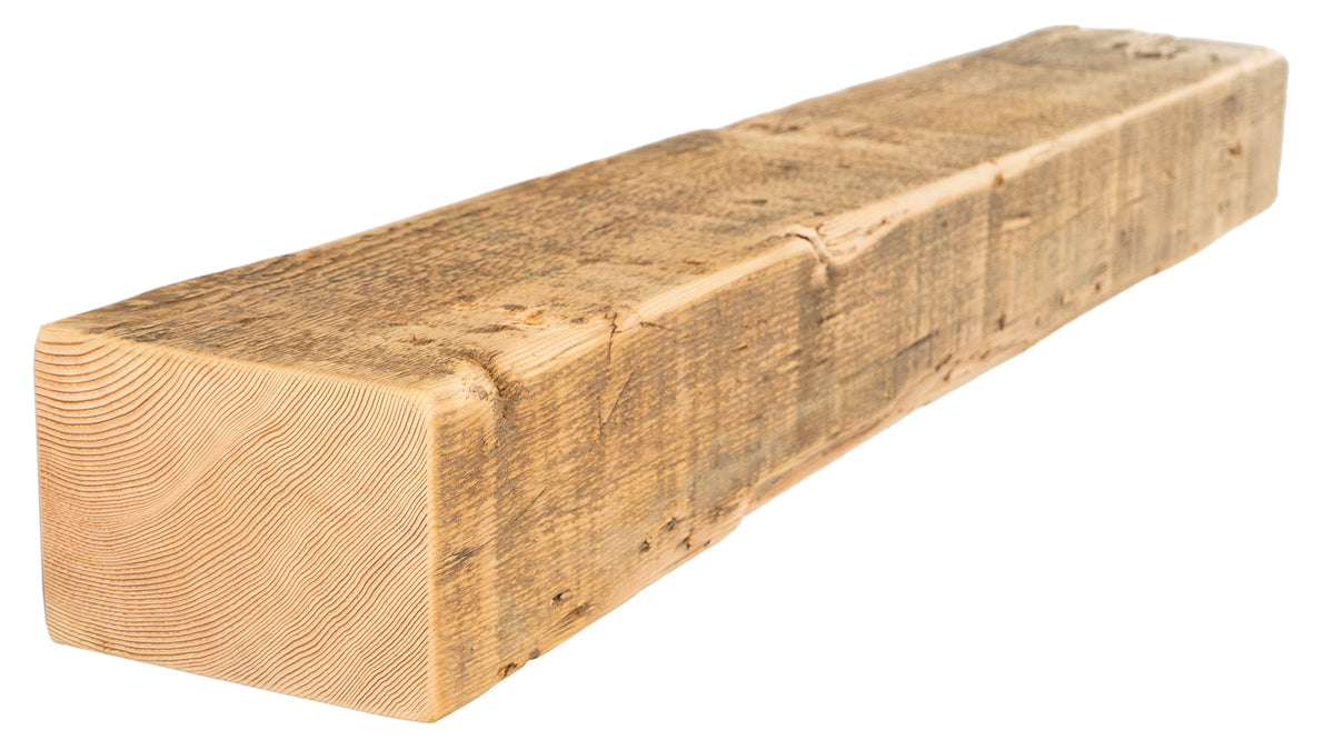 Reclaimed Wood Fireplace Mantel - Dakota Timber Co - Fireplace Mantels