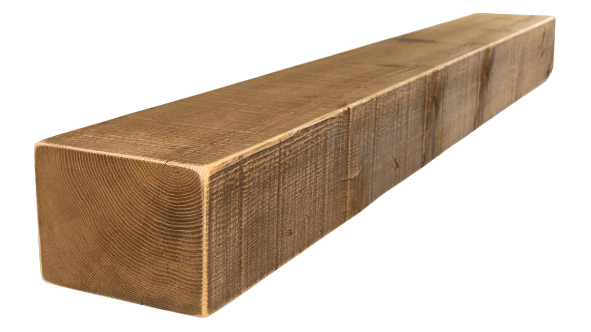 Reclaimed Wood Fireplace Mantel - Dakota Timber Co - Fireplace Mantels