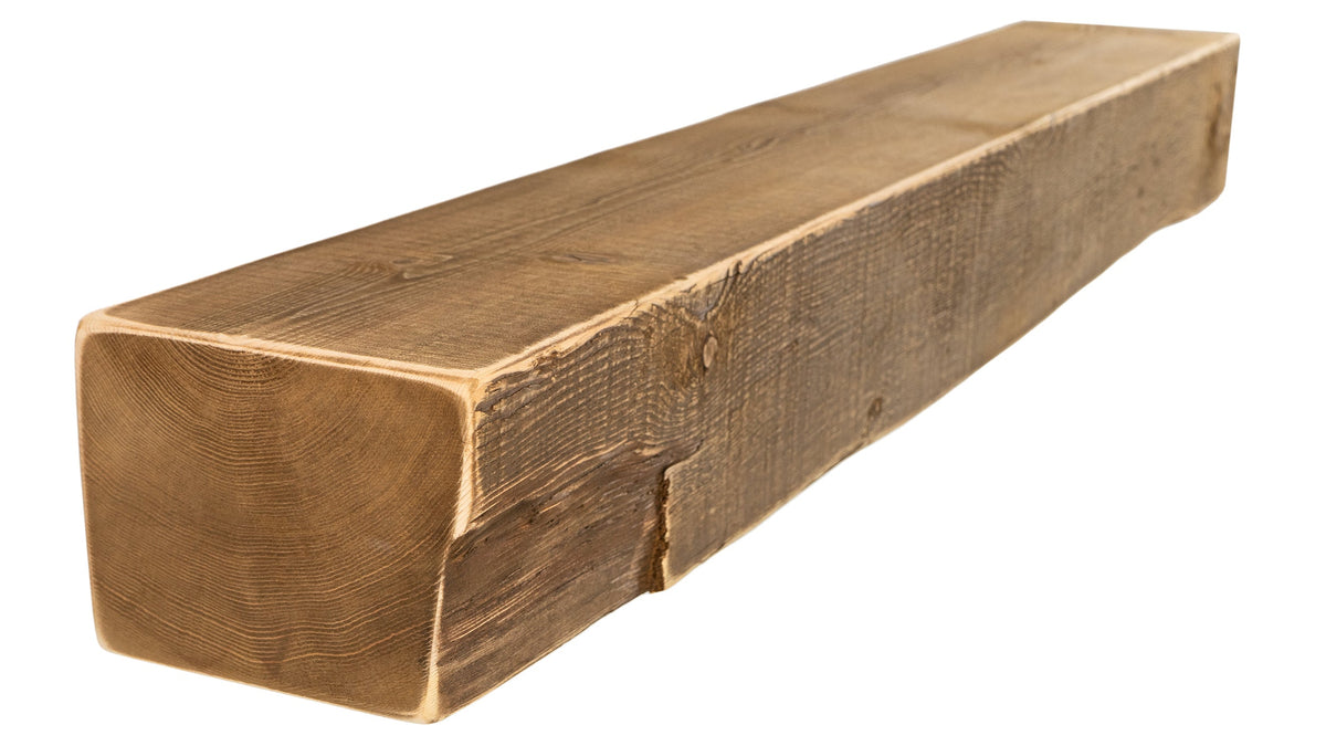 Reclaimed Wood Fireplace Mantel - Dakota Timber Co - Fireplace Mantels
