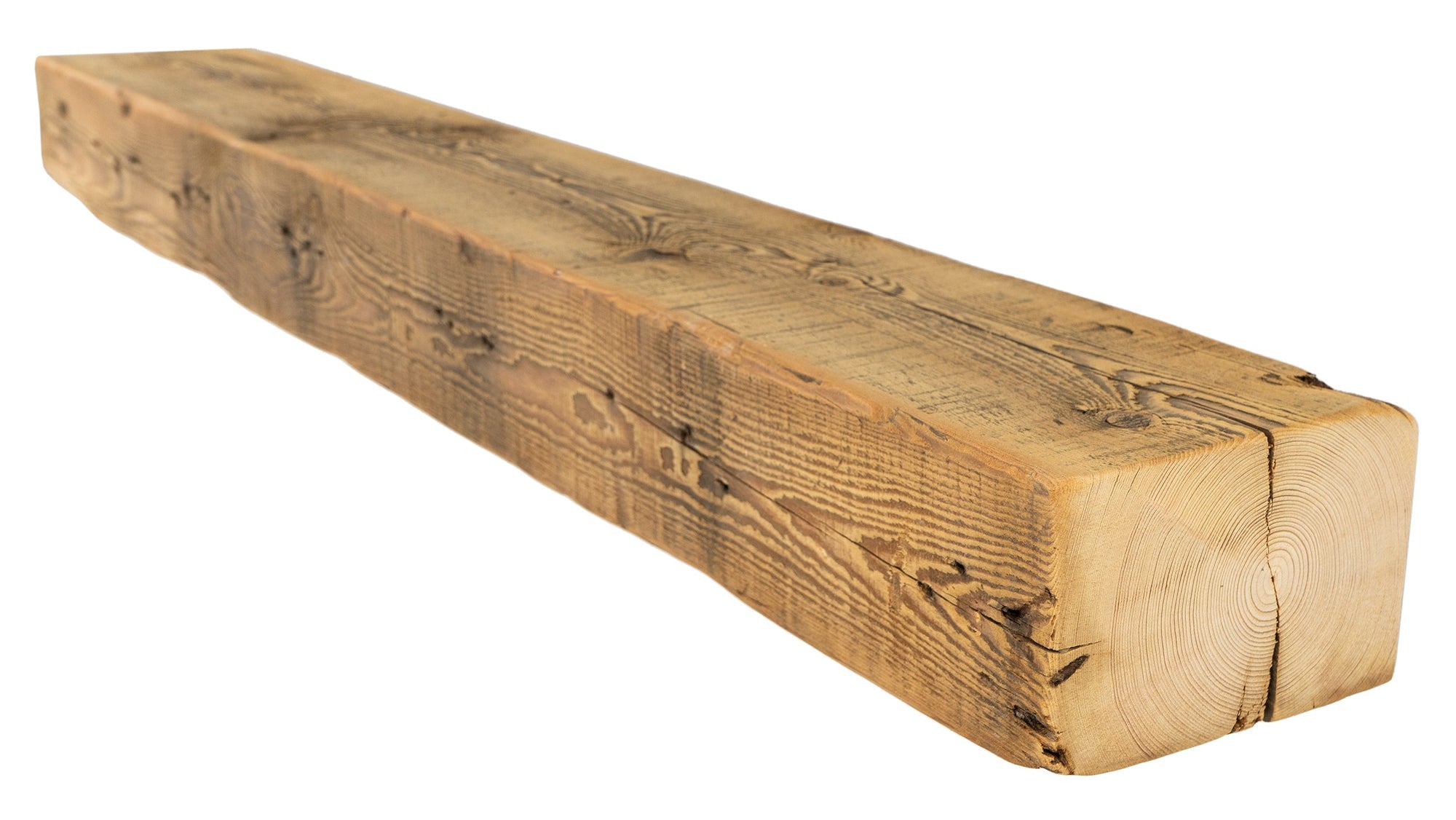 Reclaimed Wood Fireplace Mantel - Dakota Timber Co - Fireplace Mantels