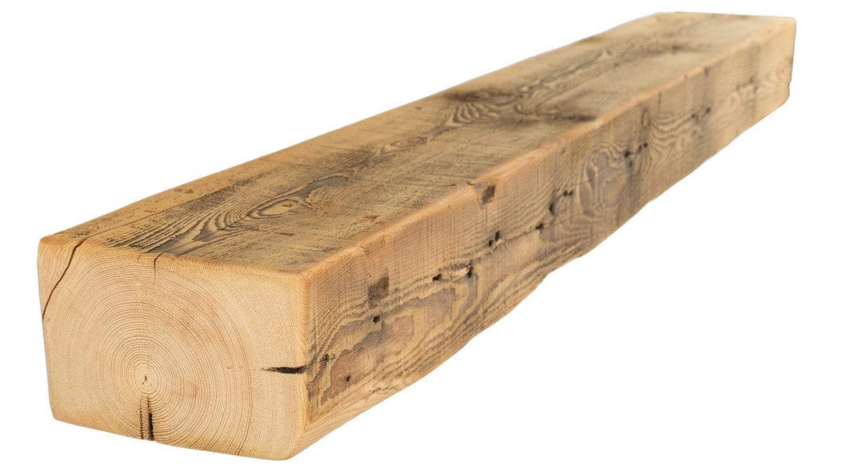 Reclaimed Wood Fireplace Mantel - Dakota Timber Co - Fireplace Mantels