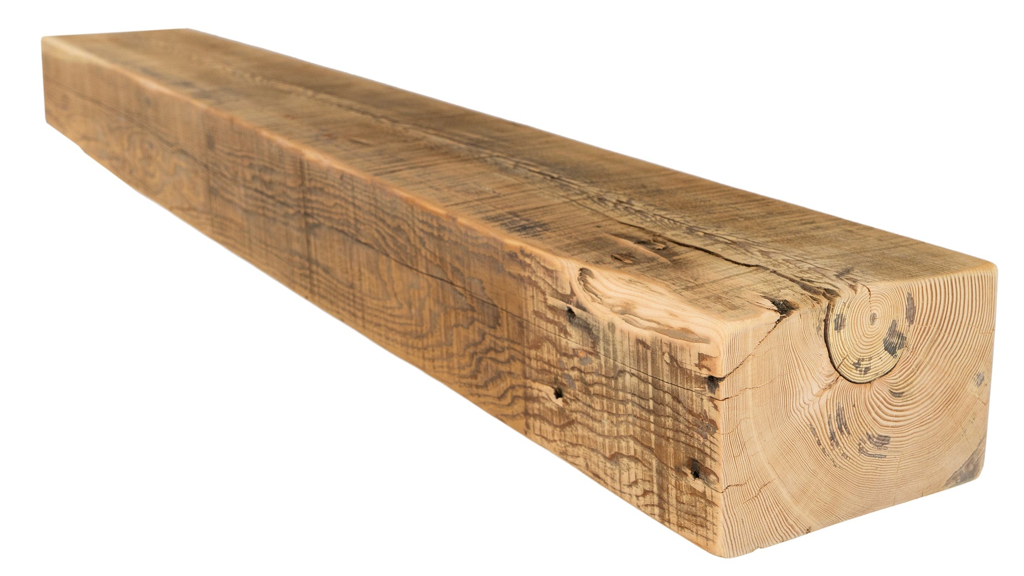 Reclaimed Wood Fireplace Mantel - Dakota Timber Co - Fireplace Mantels
