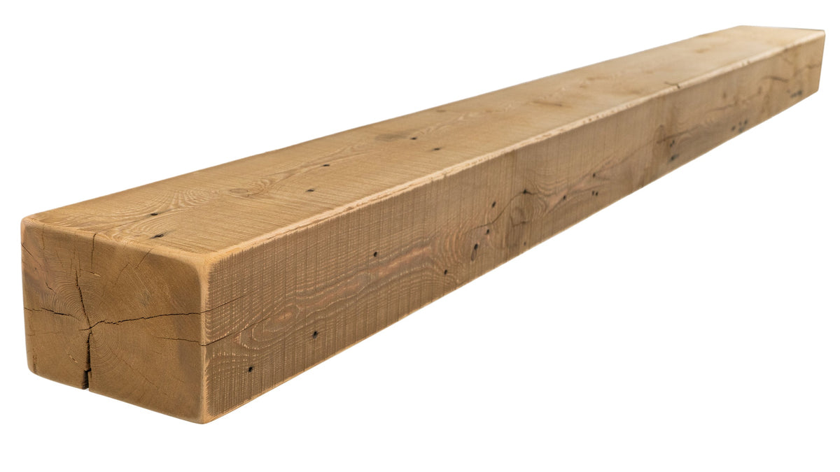Reclaimed Wood Fireplace Mantel - Dakota Timber Co - Fireplace Mantels