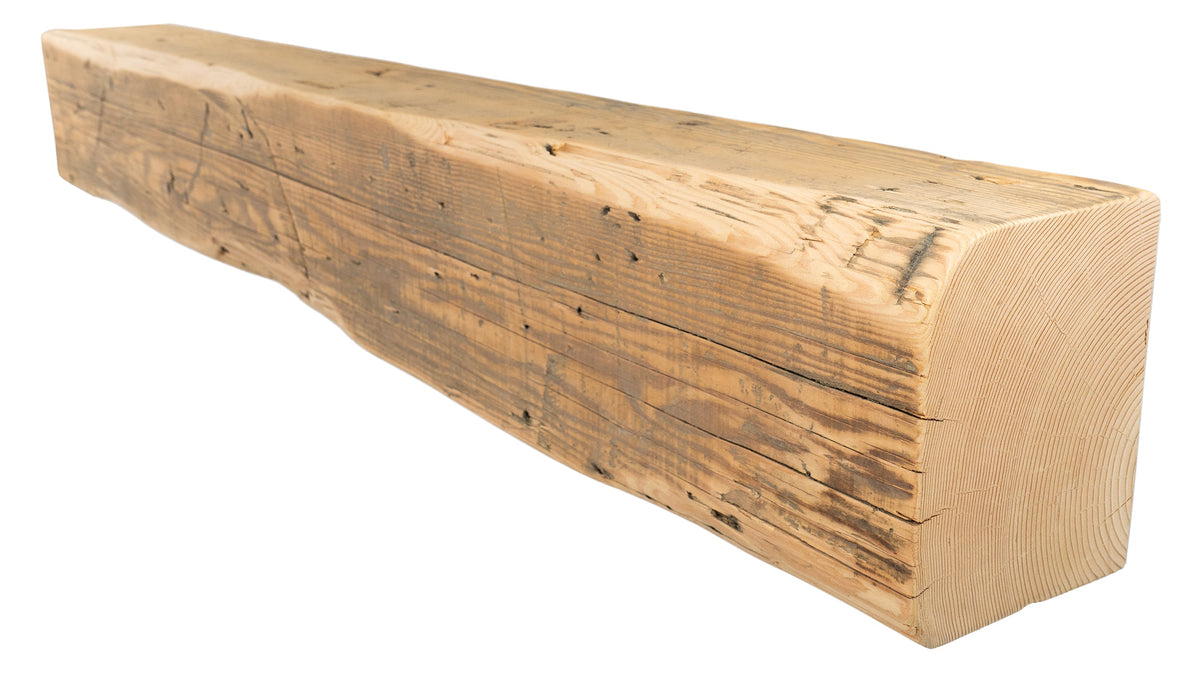 Reclaimed Wood Fireplace Mantel - Dakota Timber Co - Fireplace Mantels