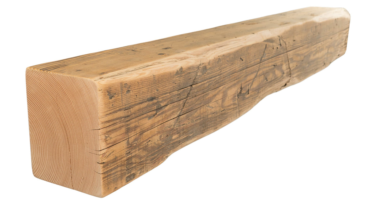 Reclaimed Wood Fireplace Mantel - Dakota Timber Co - Fireplace Mantels