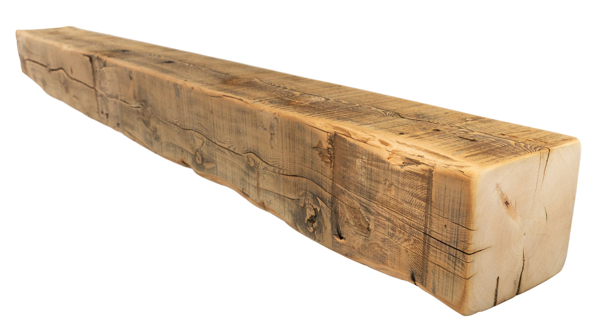 Reclaimed Wood Fireplace Mantel - Dakota Timber Co - Fireplace Mantels