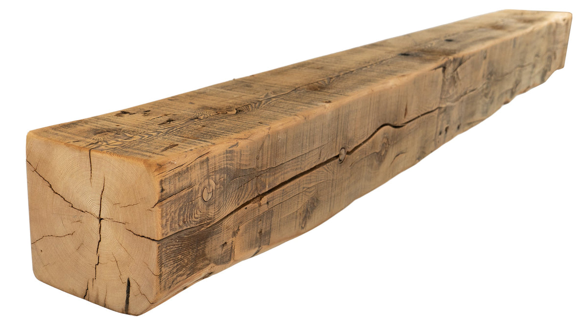 Reclaimed Wood Fireplace Mantel - Dakota Timber Co - Fireplace Mantels