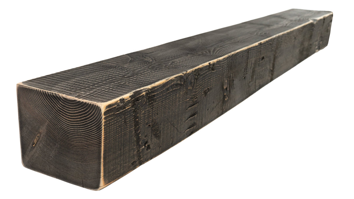 Reclaimed Wood Fireplace Mantel - Dakota Timber Co - Fireplace Mantels