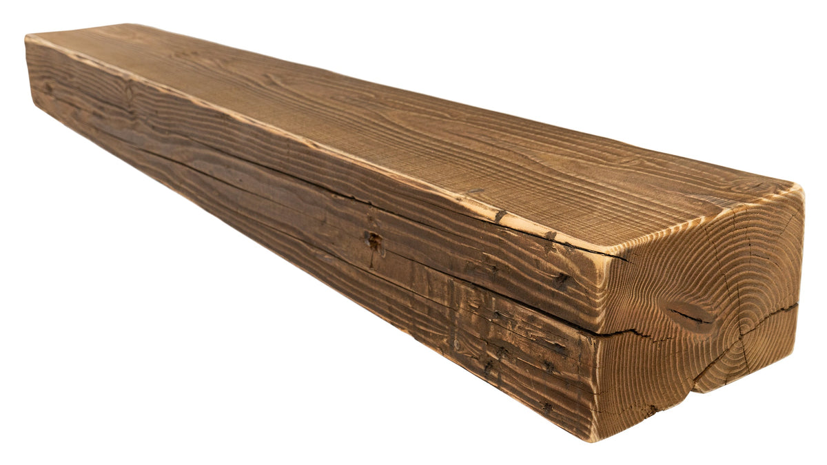 Reclaimed Wood Fireplace Mantel - Dakota Timber Co - Fireplace Mantels