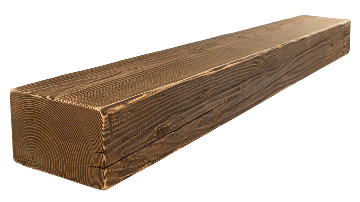 Reclaimed Wood Fireplace Mantel - Dakota Timber Co - Fireplace Mantels