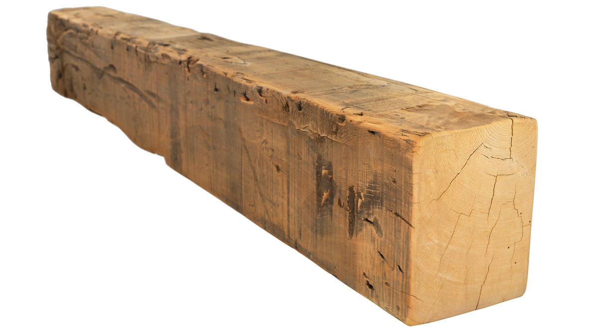 Reclaimed Wood Fireplace Mantel - Dakota Timber Co - Fireplace Mantels