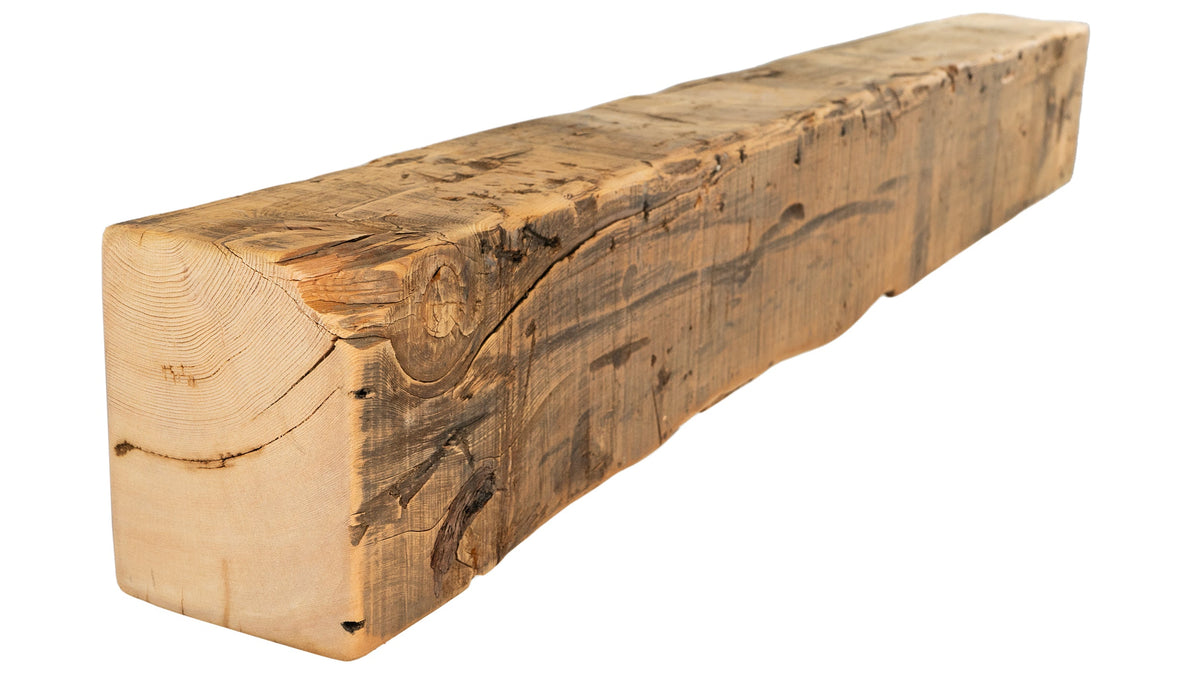 Reclaimed Wood Fireplace Mantel - Dakota Timber Co - Fireplace Mantels