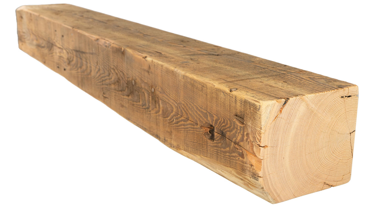 Reclaimed Wood Fireplace Mantel - Dakota Timber Co - Fireplace Mantels