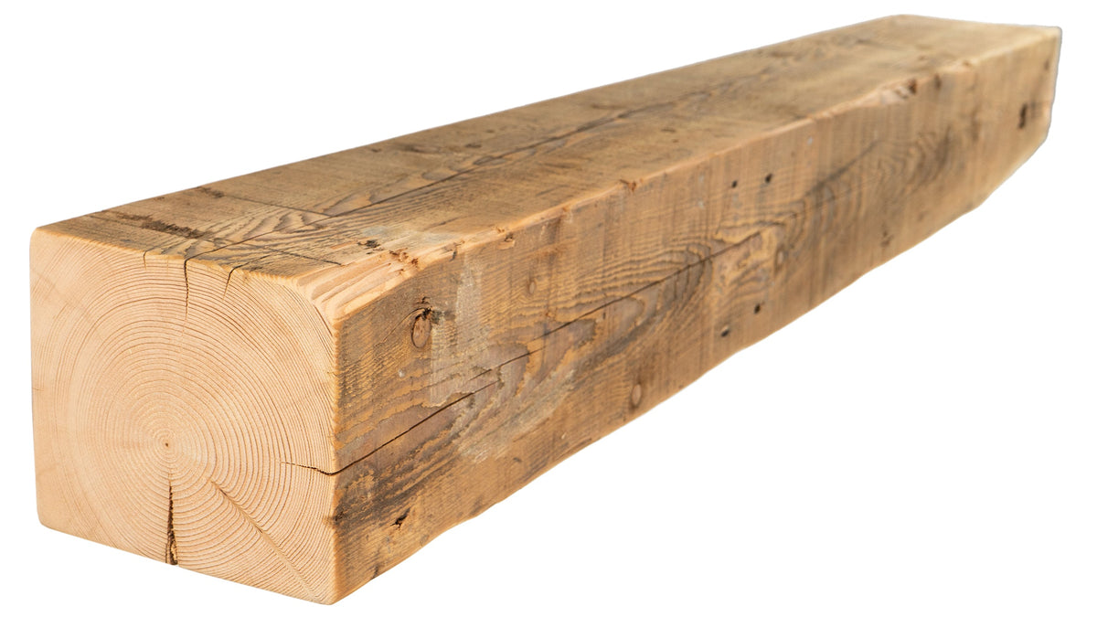 Reclaimed Wood Fireplace Mantel - Dakota Timber Co - Fireplace Mantels