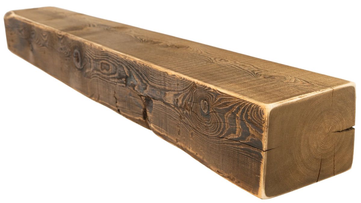 Reclaimed Wood Fireplace Mantel - Dakota Timber Co - Fireplace Mantels