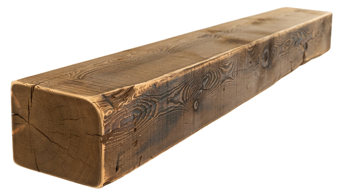 Reclaimed Wood Fireplace Mantel - Dakota Timber Co - Fireplace Mantels