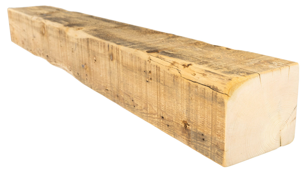 Reclaimed Wood Fireplace Mantel - Dakota Timber Co - Fireplace Mantels