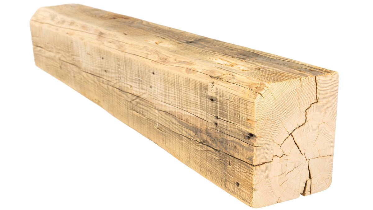Reclaimed Wood Fireplace Mantel - Dakota Timber Co - Fireplace Mantels