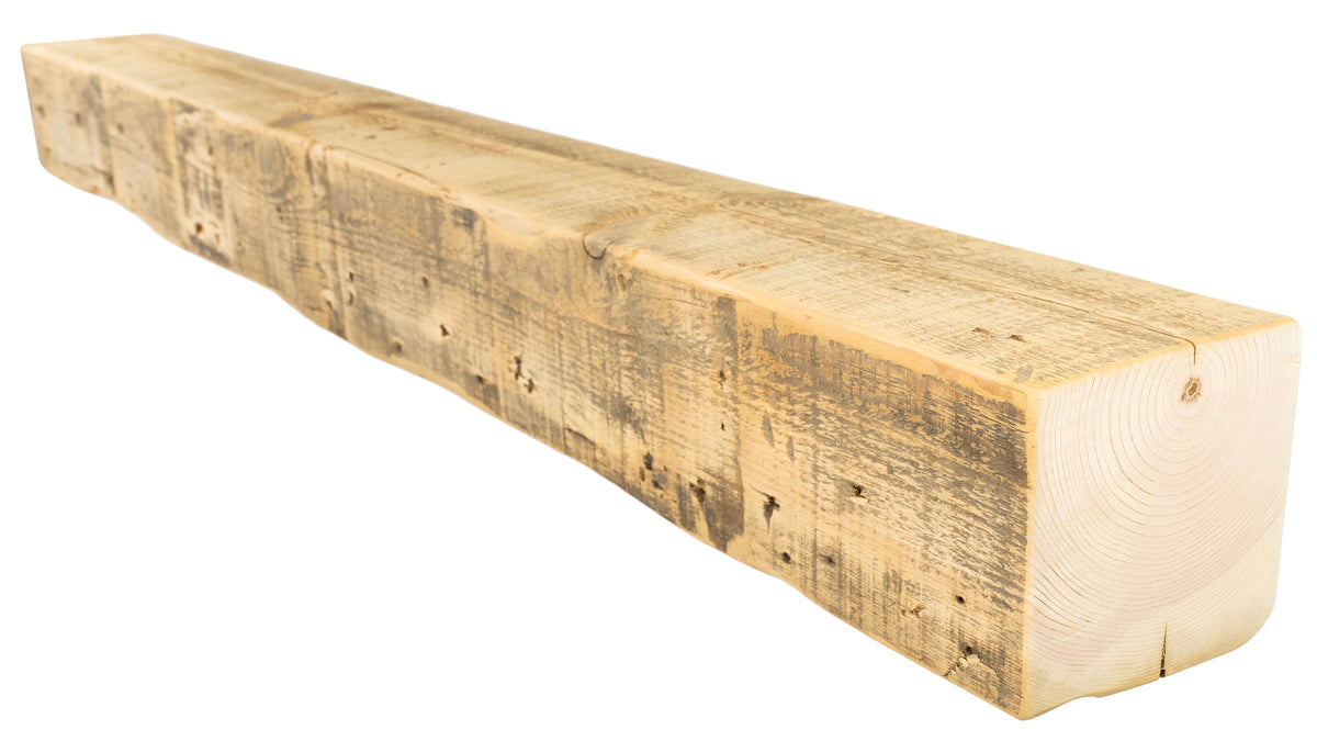 Reclaimed Wood Fireplace Mantel - Dakota Timber Co - Fireplace Mantels