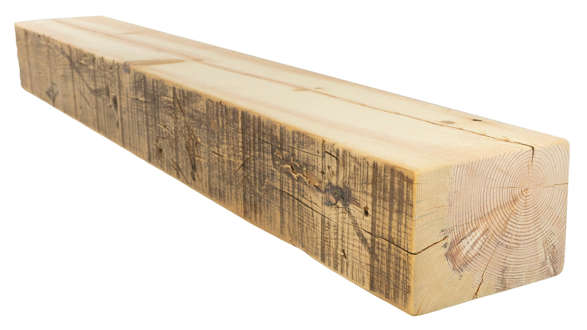 Reclaimed Wood Fireplace Mantel - Dakota Timber Co - Fireplace Mantels