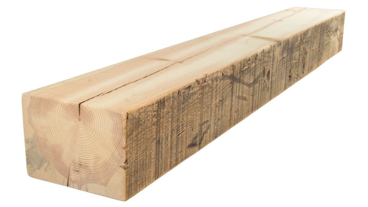 Reclaimed Wood Fireplace Mantel - Dakota Timber Co - Fireplace Mantels