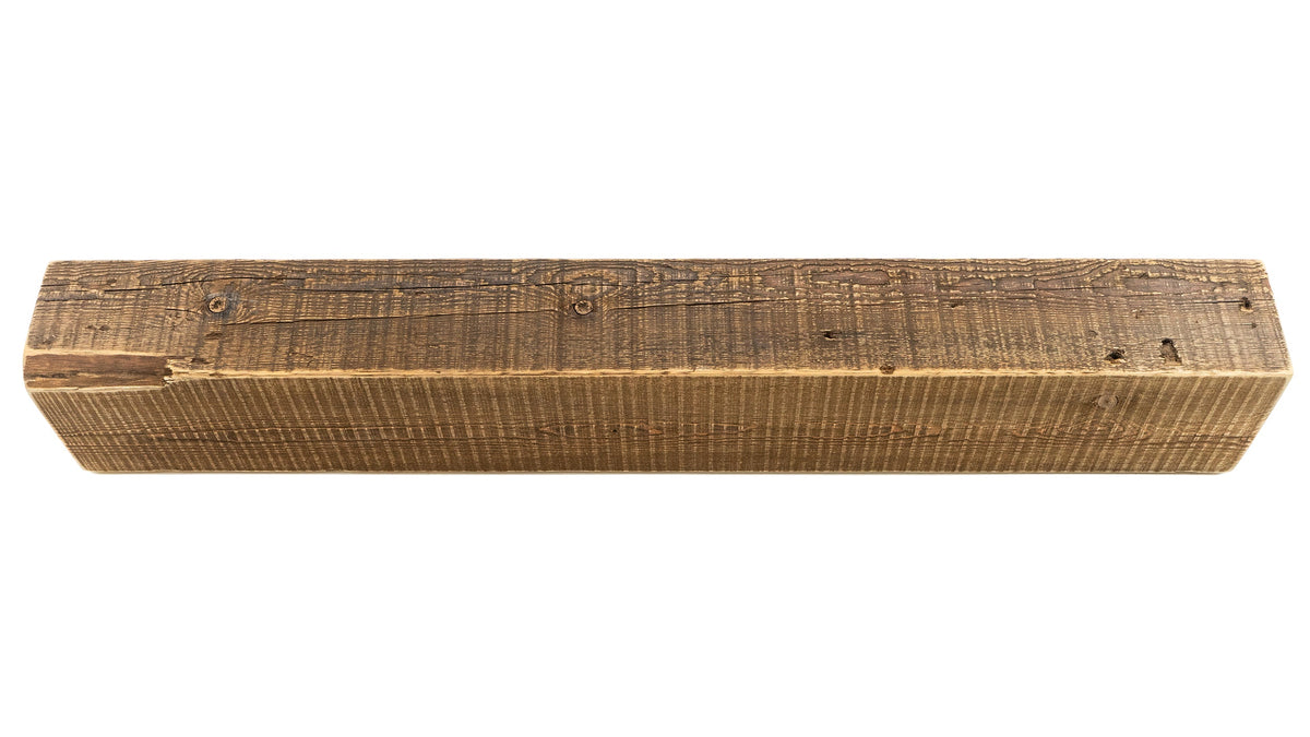 Reclaimed Wood Fireplace Mantel - Dakota Timber Co - Fireplace Mantels