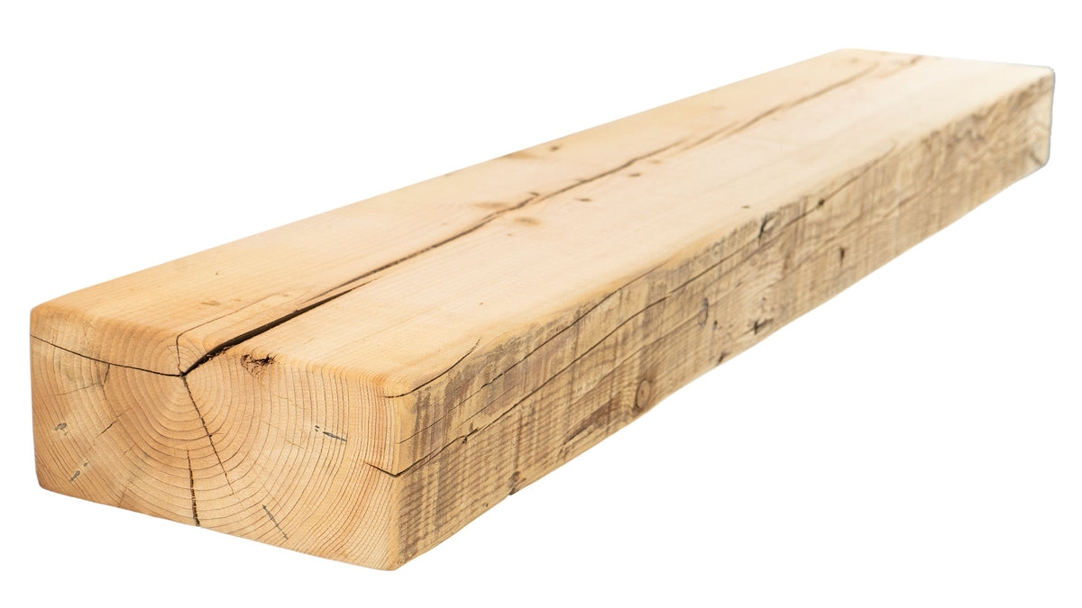 Reclaimed Wood Fireplace Mantel - Dakota Timber Co - Fireplace Mantels