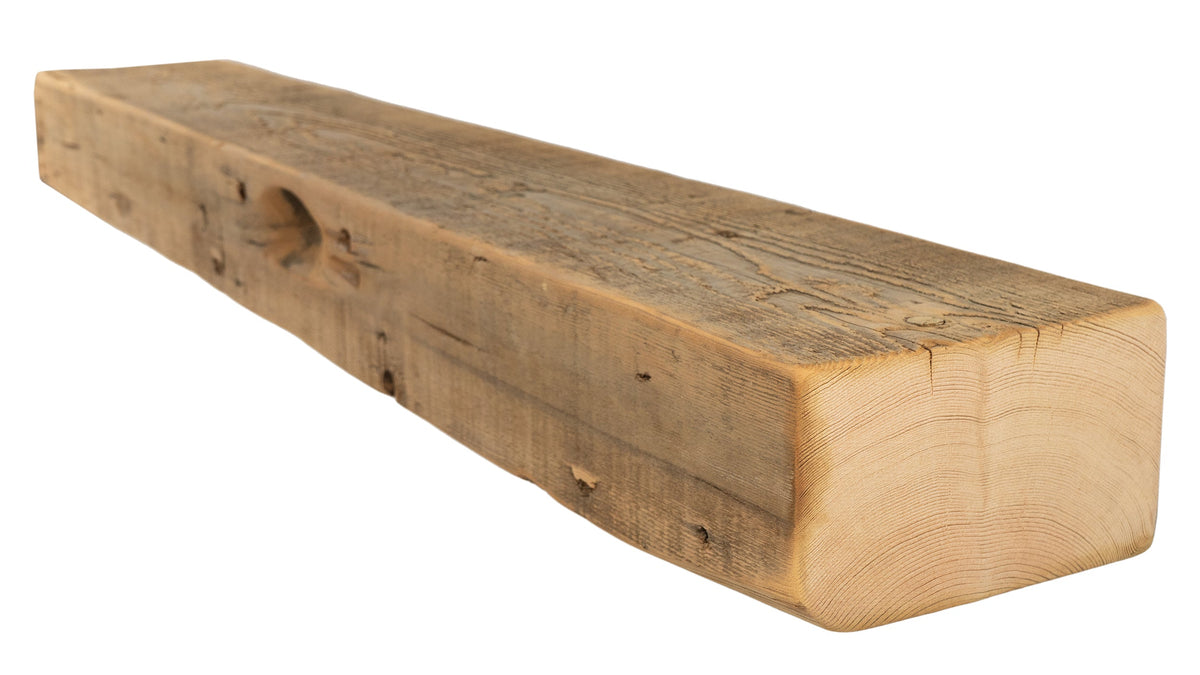 Reclaimed Wood Fireplace Mantel - Dakota Timber Co - Fireplace Mantels