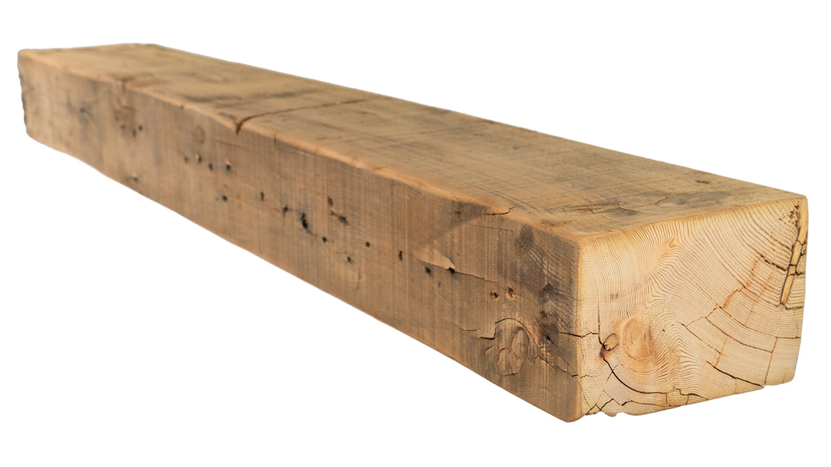 Reclaimed Wood Fireplace Mantel - Dakota Timber Co - Fireplace Mantels