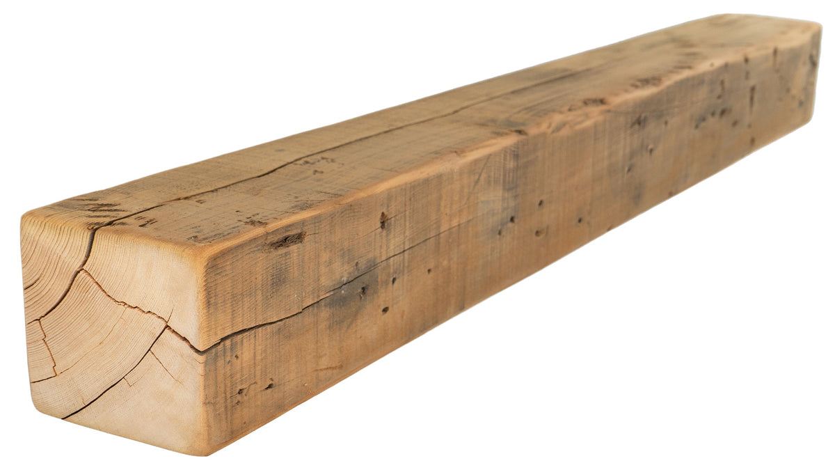 Reclaimed Wood Fireplace Mantel - Dakota Timber Co - Fireplace Mantels