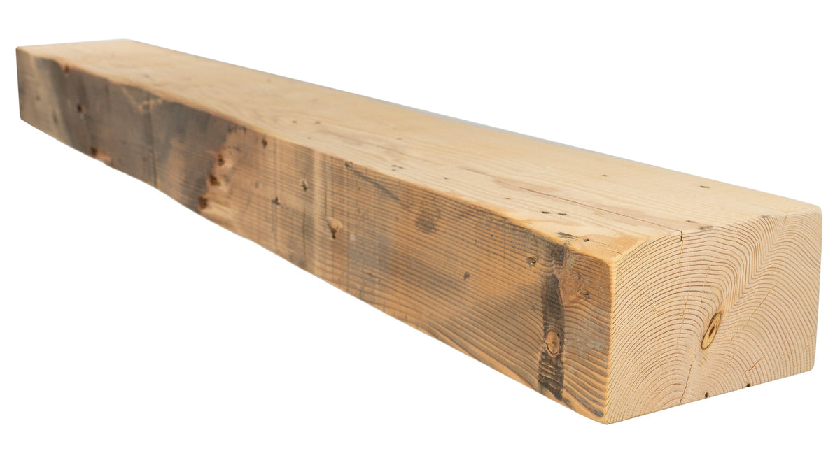 Reclaimed Wood Fireplace Mantel - Dakota Timber Co - Fireplace Mantels