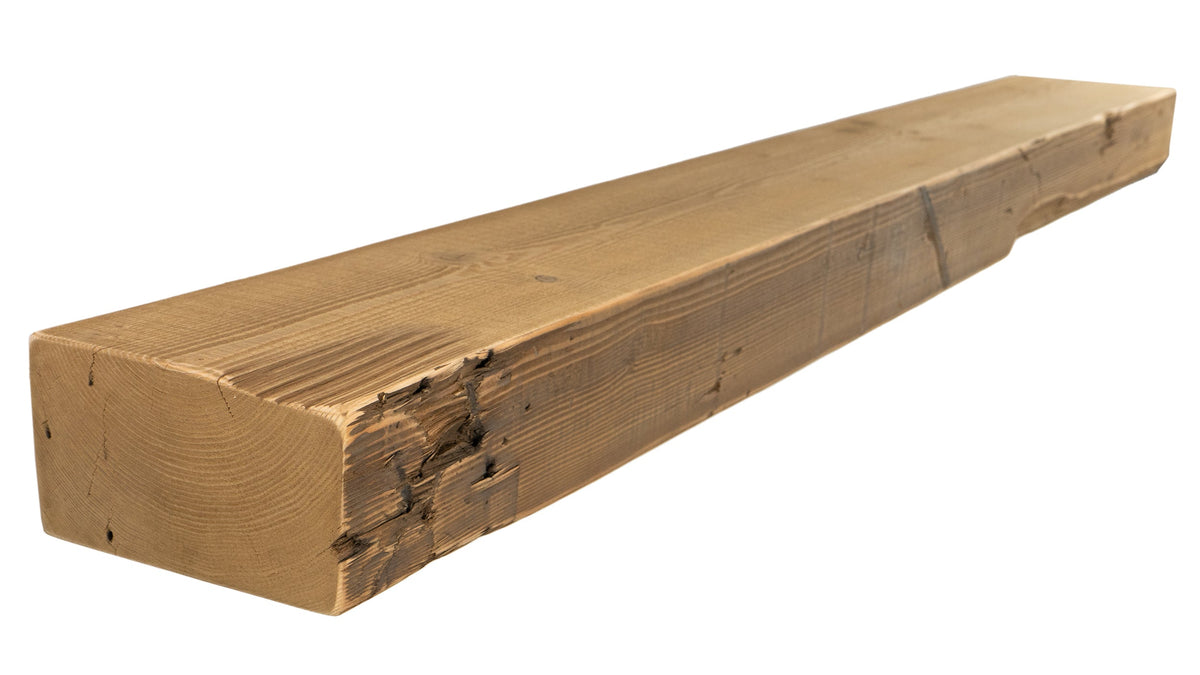 Reclaimed Wood Fireplace Mantel - Dakota Timber Co - Fireplace Mantels