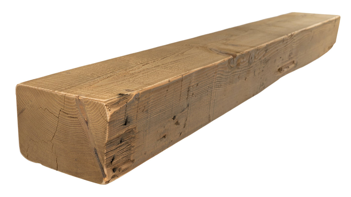 Reclaimed Wood Fireplace Mantel - Dakota Timber Co - Fireplace Mantels