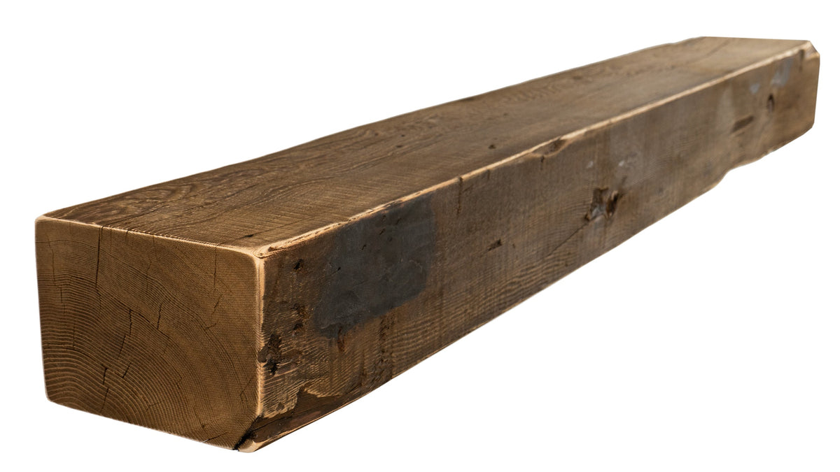 Reclaimed Wood Fireplace Mantel - Dakota Timber Co - Fireplace Mantels