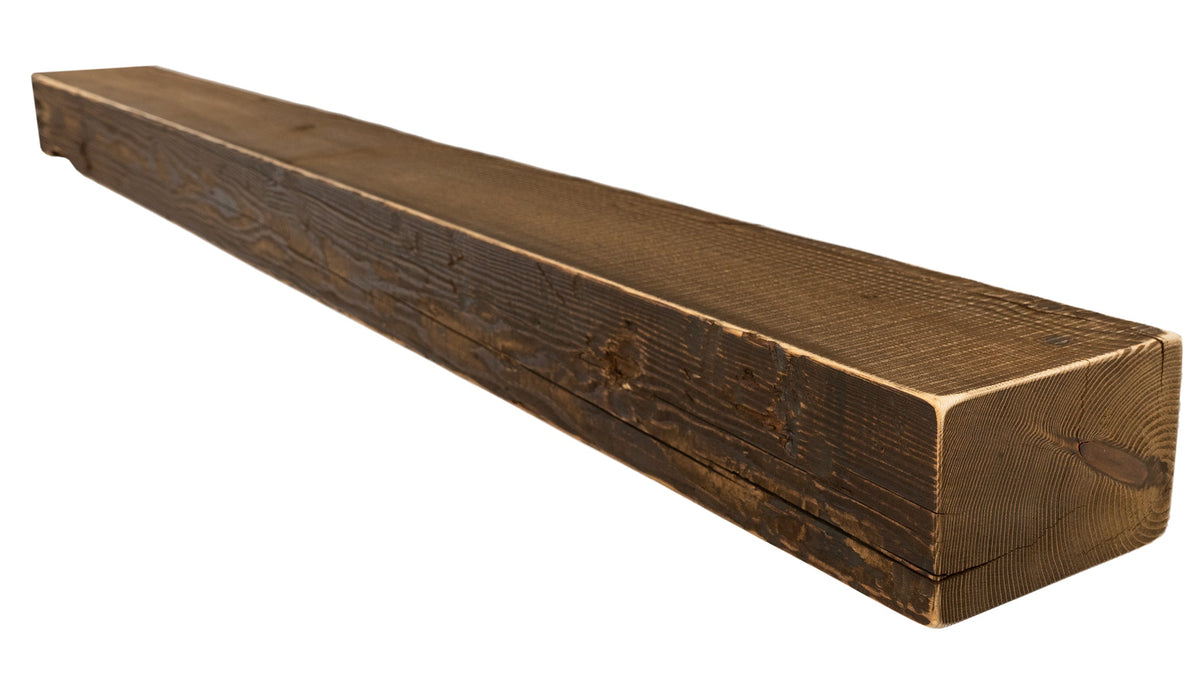 Reclaimed Wood Fireplace Mantel - Dakota Timber Co - Fireplace Mantels