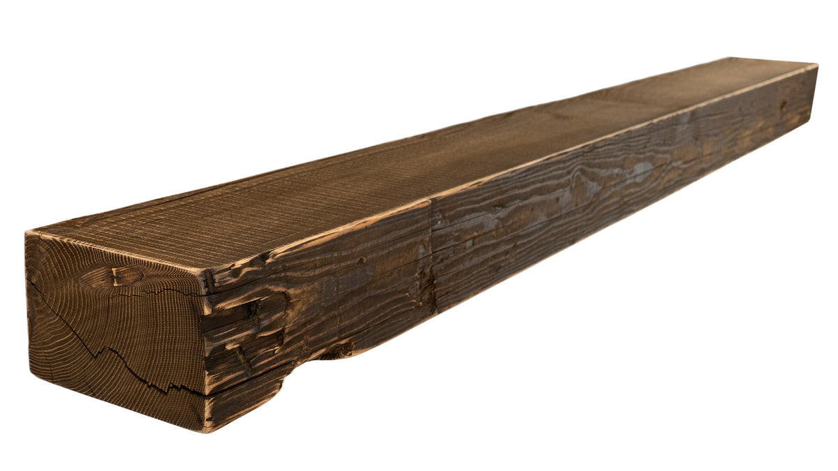 Reclaimed Wood Fireplace Mantel - Dakota Timber Co - Fireplace Mantels