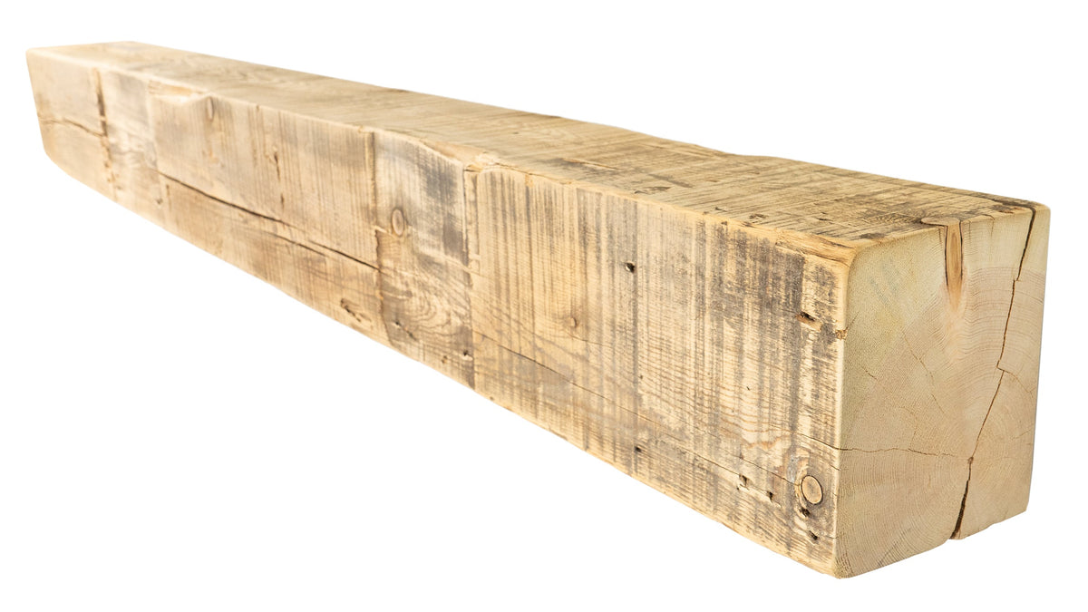 Reclaimed Wood Fireplace Mantel - Dakota Timber Co - Fireplace Mantels