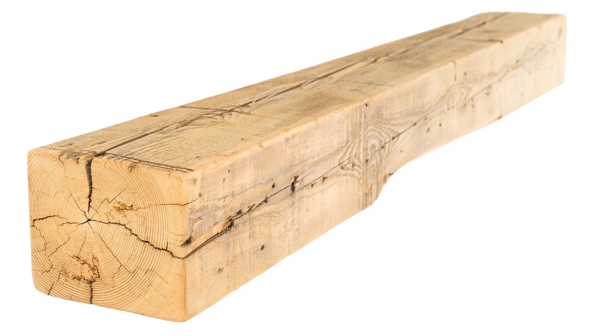 Reclaimed Wood Fireplace Mantel - Dakota Timber Co - Fireplace Mantels