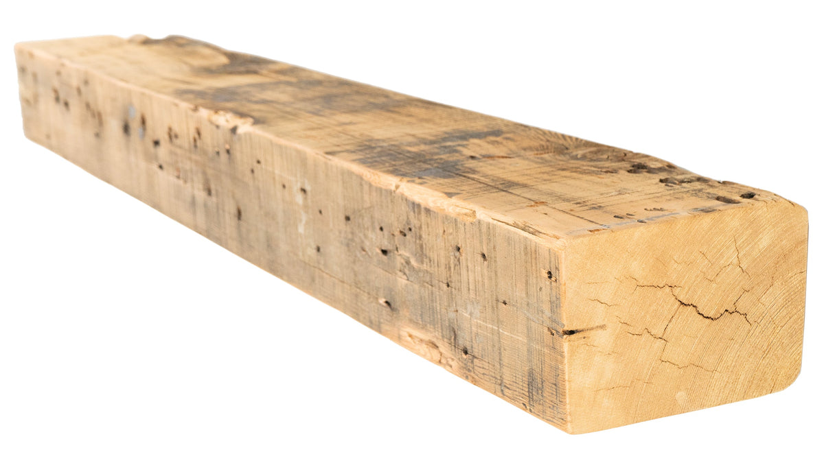Reclaimed Wood Fireplace Mantel - Dakota Timber Co - Fireplace Mantels