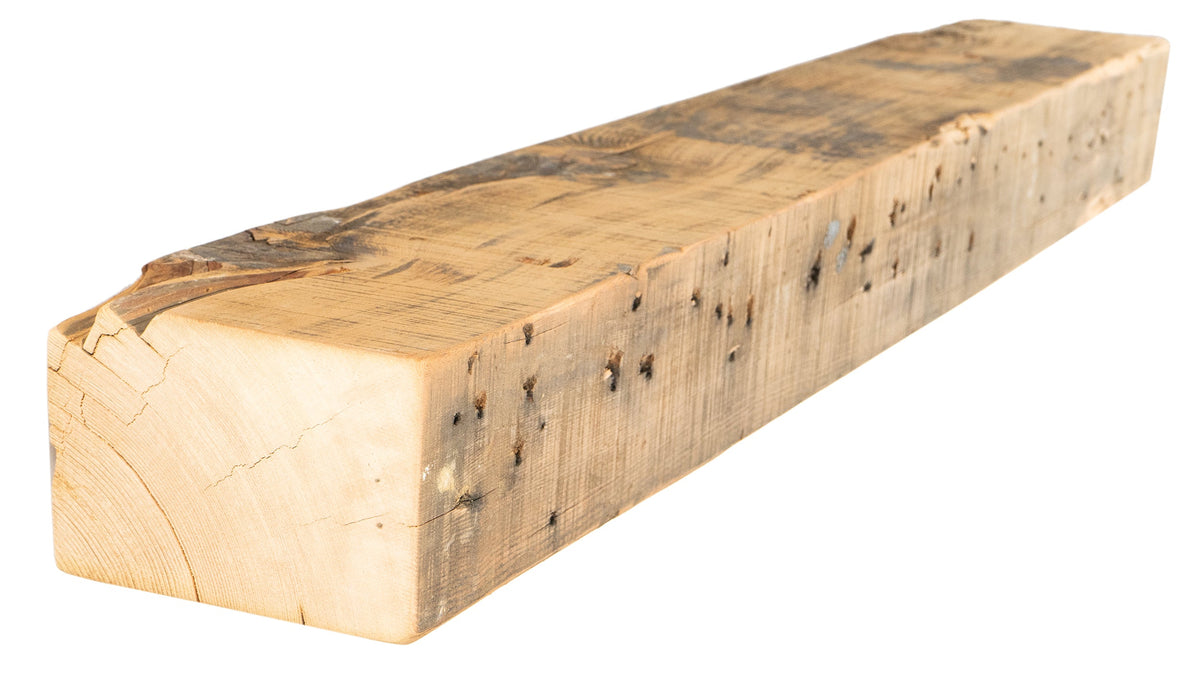Reclaimed Wood Fireplace Mantel - Dakota Timber Co - Fireplace Mantels