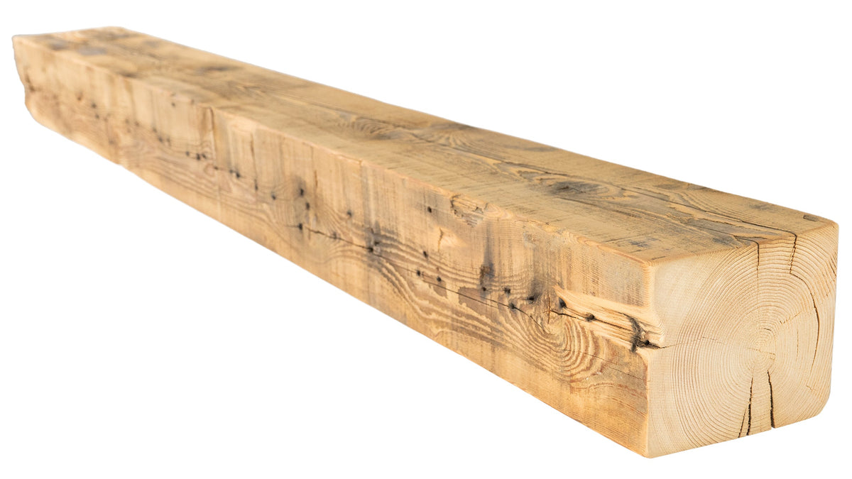 Reclaimed Wood Fireplace Mantel - Dakota Timber Co - Fireplace Mantels