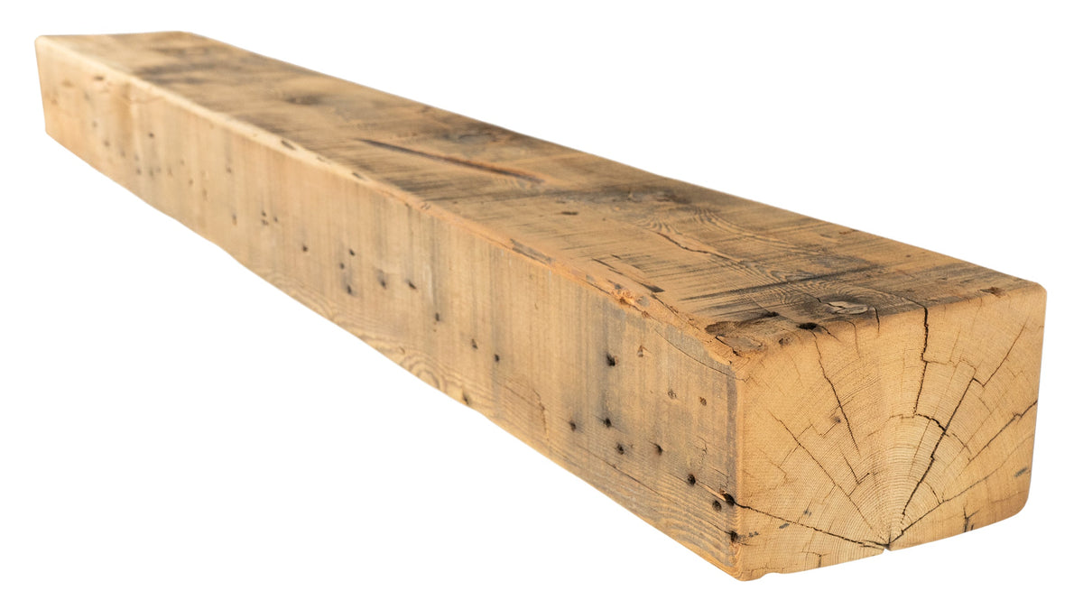 Reclaimed Wood Fireplace Mantel - Dakota Timber Co - Fireplace Mantels