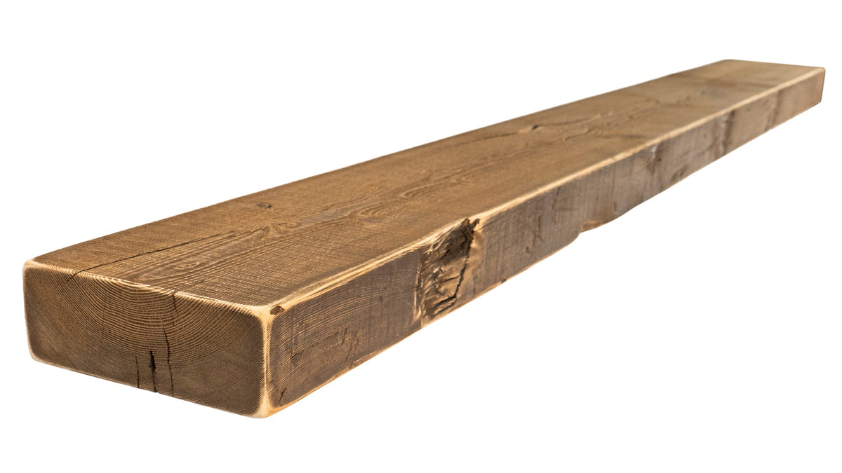 Reclaimed Wood Fireplace Mantel - Dakota Timber Co - Fireplace Mantels