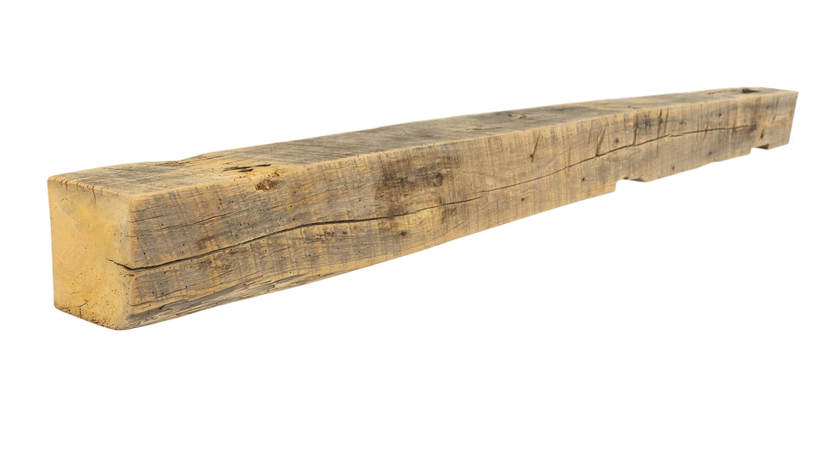 Reclaimed Wood Fireplace Mantel - Dakota Timber Co - Fireplace Mantels