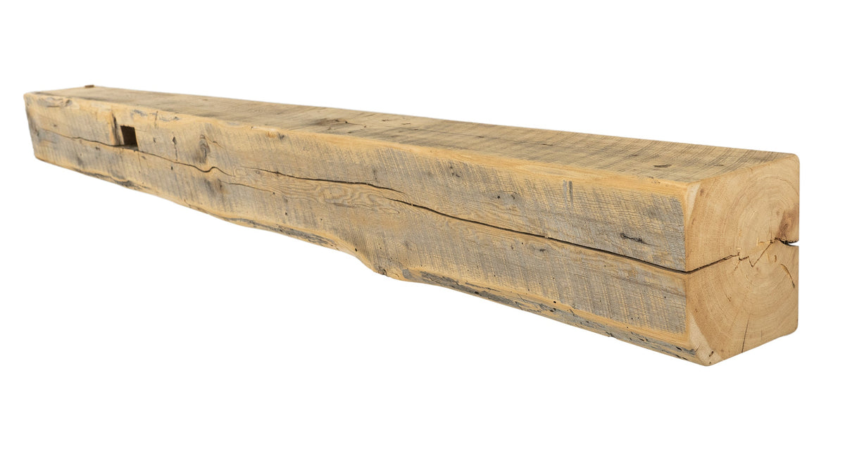Reclaimed Wood Fireplace Mantel - Dakota Timber Co - Fireplace Mantels