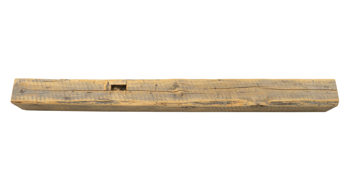 Reclaimed Wood Fireplace Mantel - Dakota Timber Co - Fireplace Mantels